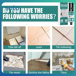 Creme Prático Para Reparo De Pisos E Azulejos SOTO, Agente Universal De Reparo Cerâmico, Secagem Rápida, à Prova D em Oferta na Shopee