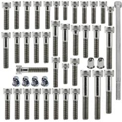 Kit parafusos inox motor completo CRF230F 2007 a 2020 Nacional (externos)