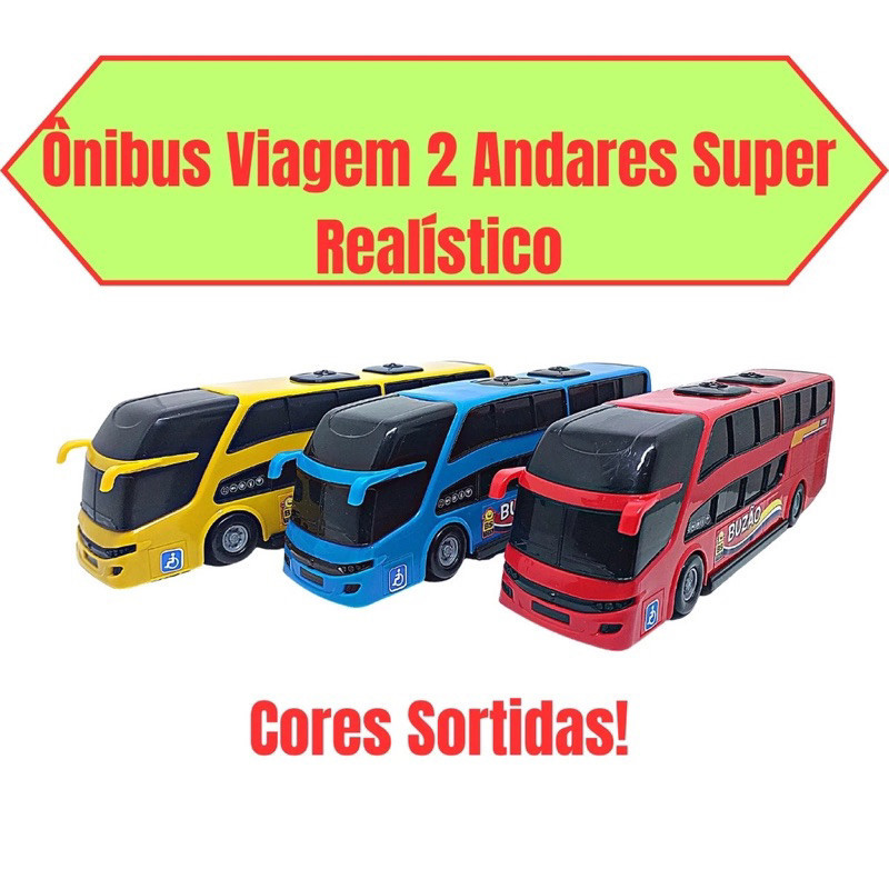Ônibus De Brinquedo Busão Original 24cm Bs Toys Brinquedos
