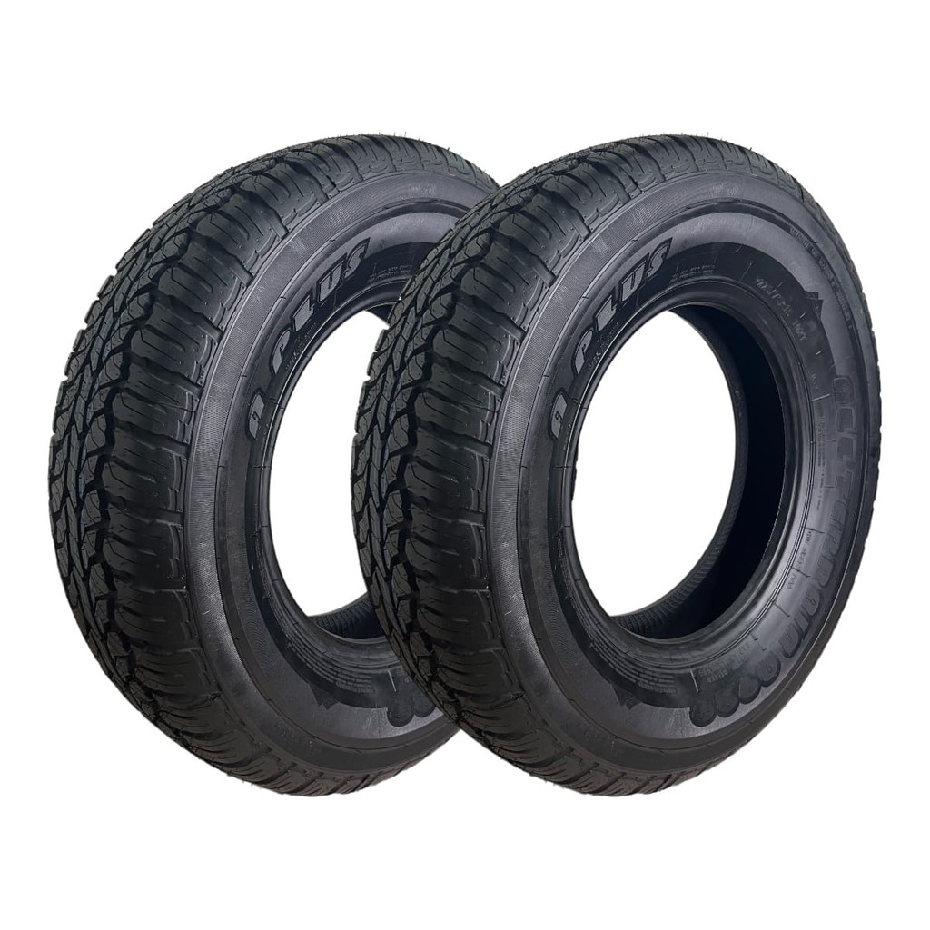 Kit 2 Pneus 225/75R15 102T All Terrain  Aplus Bandeirante Blazer 4x4 GLS/Sport Frontier S10 Ranger