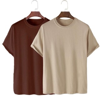 Kit 2 Camisetas Basica Streetwear Camisa T-Shirt Camisa Masculina Feminina Slim Promoção Algodão Varias Cores