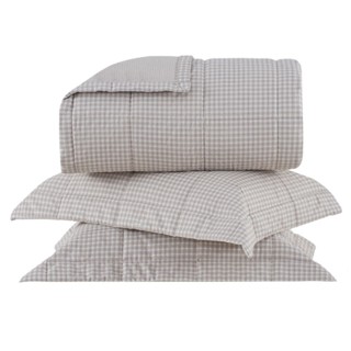 Kit Colcha Queen Gran Percal 200 Fios Buddemeyer Bourbon 100% Algodão Penteado Estampado 3 peças em Oferta na Shopee