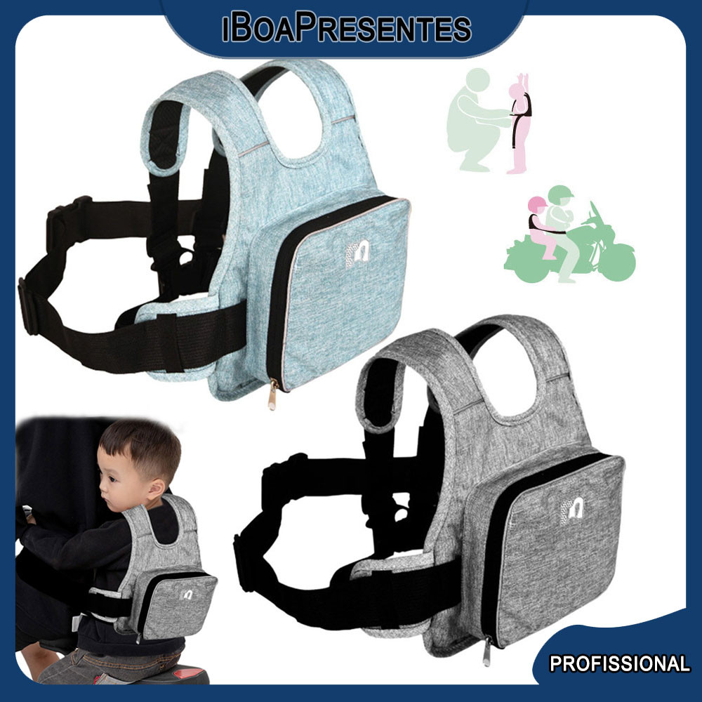 Cinto De Segurança Infantil Ajustável Universal Para Moto