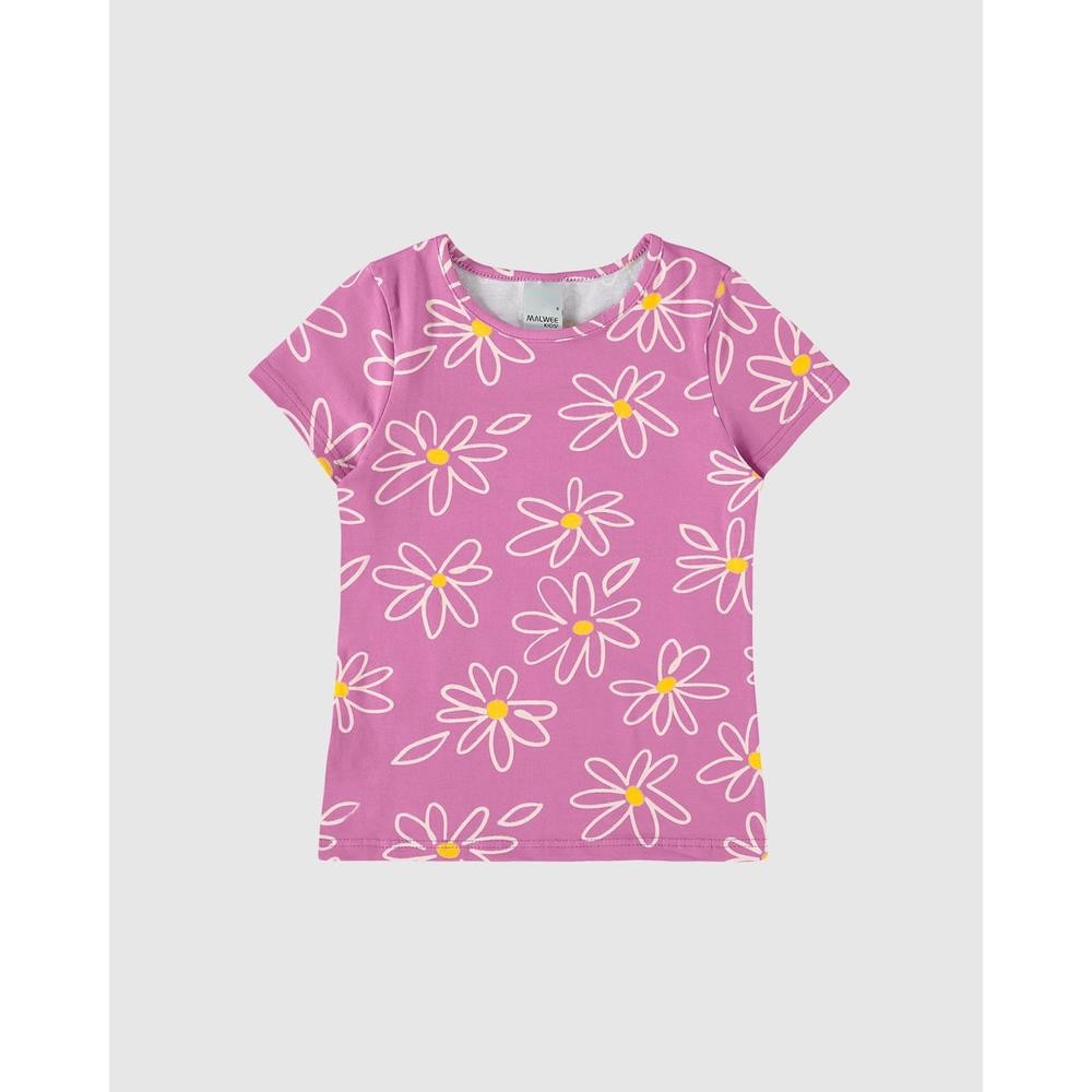 Blusa Infantil Menina Estampada Em Algodão Malwee Kids - Baby & Kids Fashion