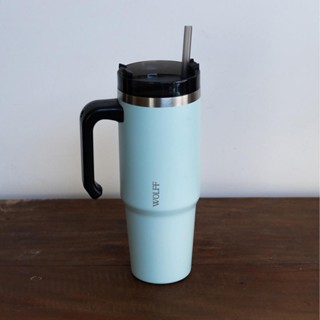 Copo Térmico Caneca Térmica Wolff SlimTerm Dupla Parede Verde 890ml em Oferta na Shopee