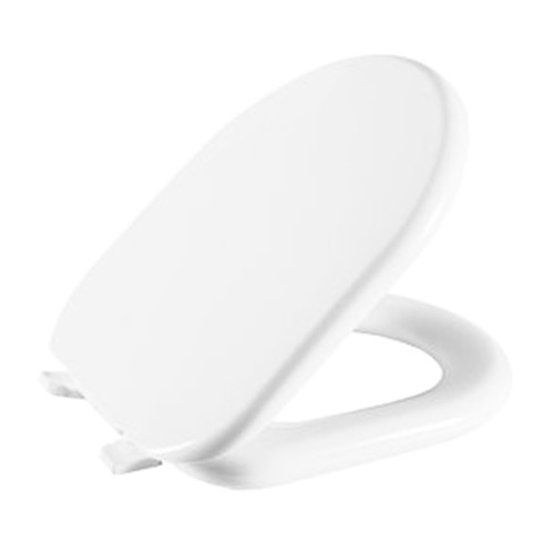 Assento Almofadado Valentina Branco Tampa para Vaso Hervy