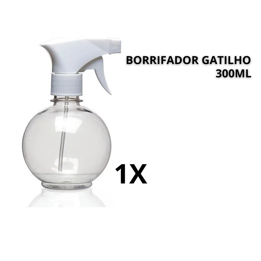 Pulverizador Bolinha Transparente Borrifador Liso 300ML em Oferta na Shopee