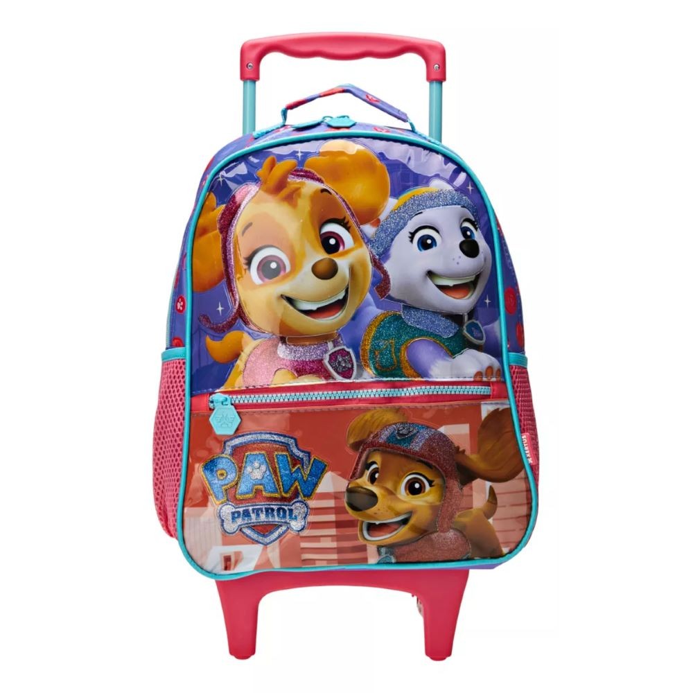 Mochila Com Rodas 14 Patrulha Canina Skye X2 - Xeryus