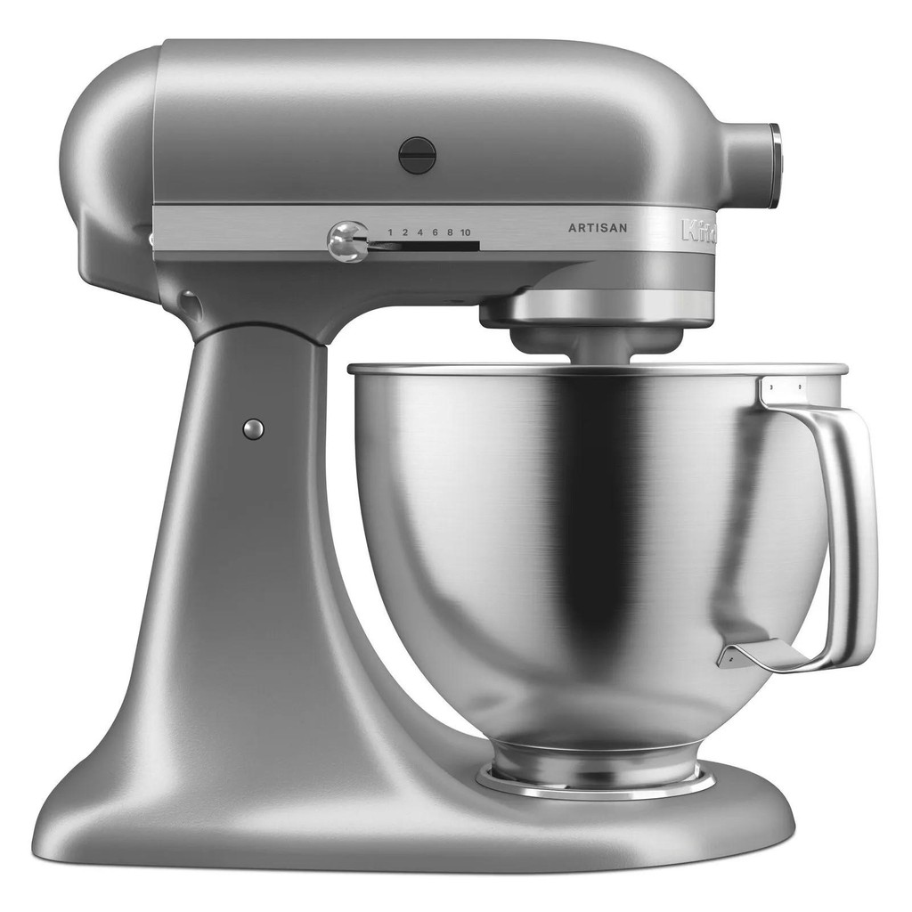 Batedeira Planetária Artisan KitchenAid Stand Mixer com 03 Batedores Silver · foto 2