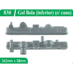 Caixa Radiador Gol Bola Infeiror Com Cano