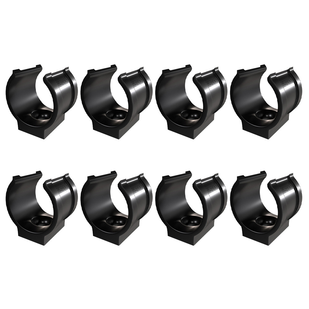 Kit 8 Abraçadeira Impacto Cano Tubo 20mm 1/2'' Preta Estrela em Oferta na Shopee