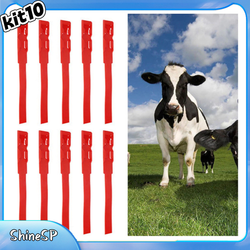 Kit 10 Peças Pulseira De Marcação De Vaca Coleiras De Id