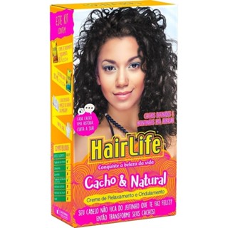 Alisante em Creme HairLife Cacho e Natural 160g em Oferta na Shopee