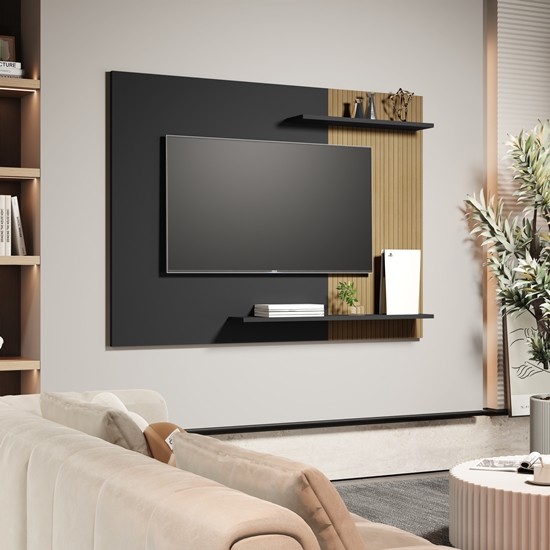 Painel Sala TV Smart Até 55 Polegadas Edson 7117 - Cores - Comprar Moveis em Casa
