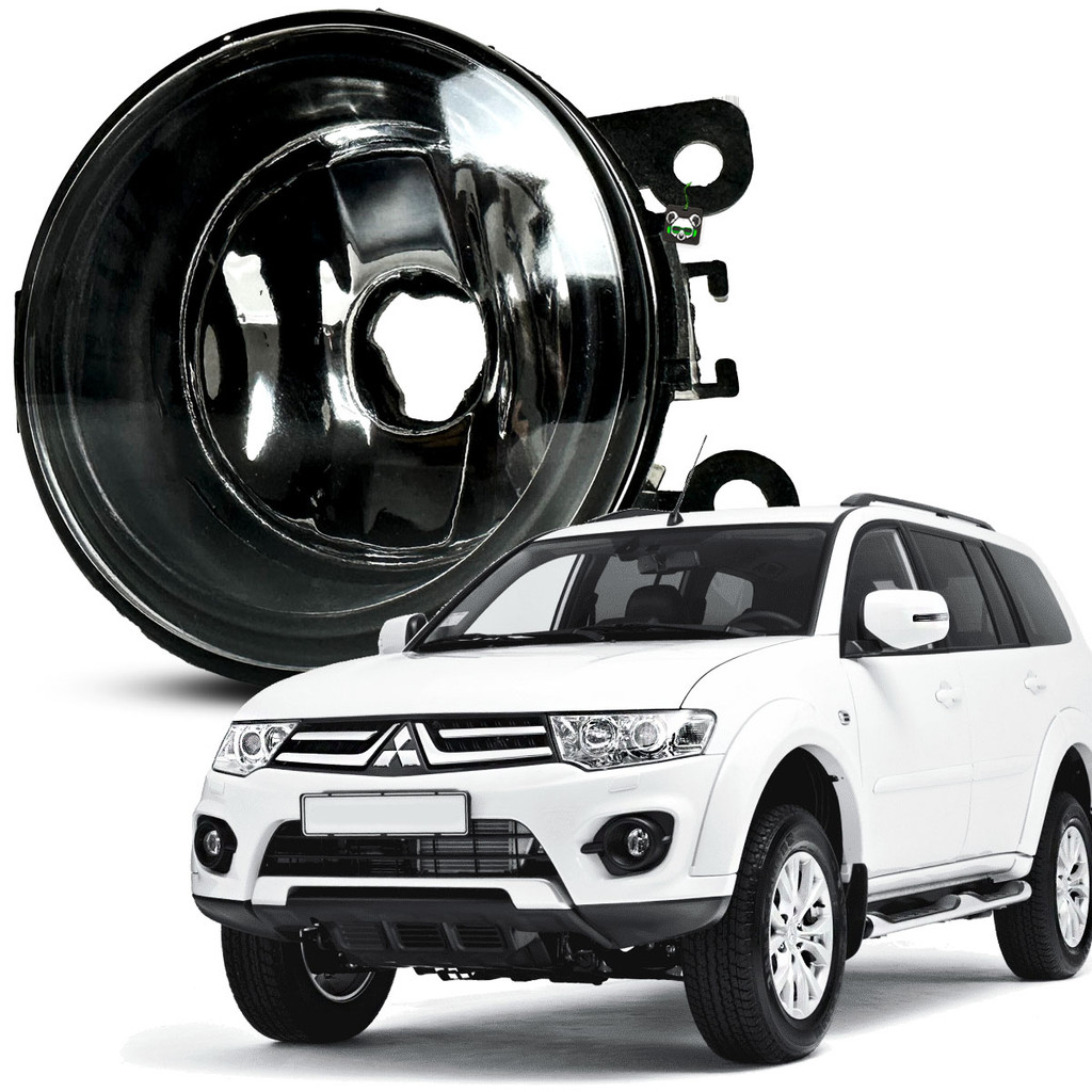 Farol Auxiliar Milha Lente Vidro Aro Preto Pajero Dakar 2009 10 11 12 13 14 15 16 2017 - Spare Parts and Accessories for Vehicles
