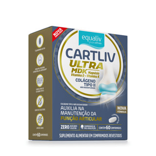 Cartliv Ultra MDK - Auxiliar Articular 60 Comprimidos - Equaliv em Oferta na Shopee
