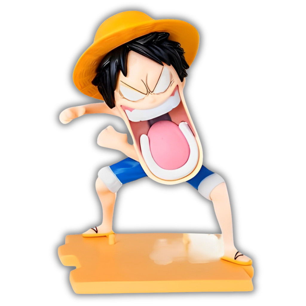 bonecos estatueta action figure one piece luffy zoro sanji bravos - Luffy