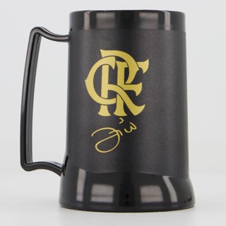 Caneca Gel Flamengo Zico Preta em Oferta na Shopee