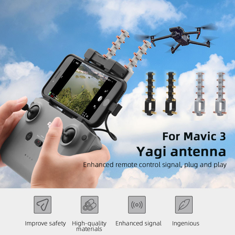 Amplificador De Reforço De Sinal De Antena Yagi Para DJI NEO/Mini 2/3/Mavic Air 2S RC-N3/N2/N1 Controle Remoto Extensor
