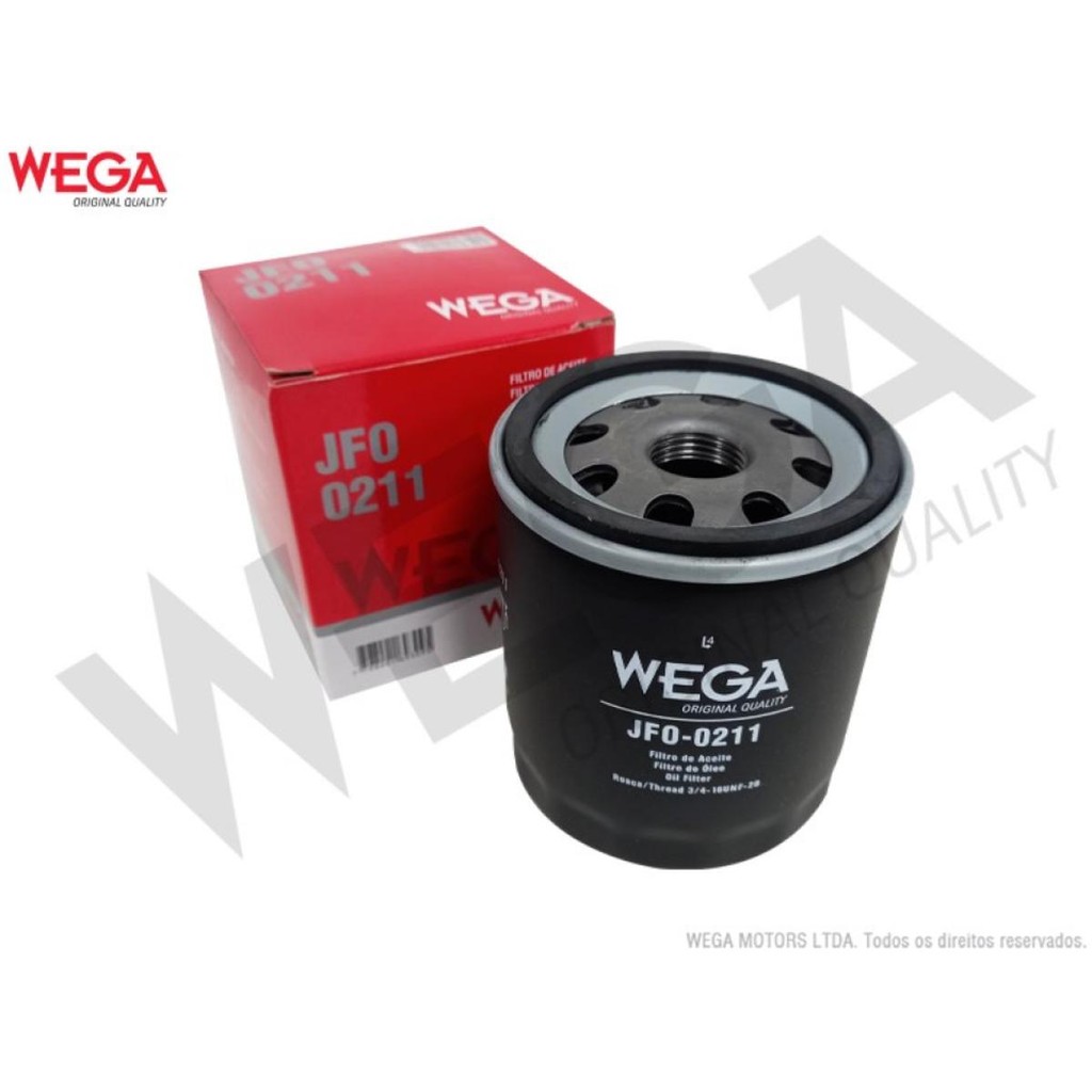 Filtro óleo Toyota Hilux Sw4 1993 a 2024 Wega JFO-0211 - Automobiles
