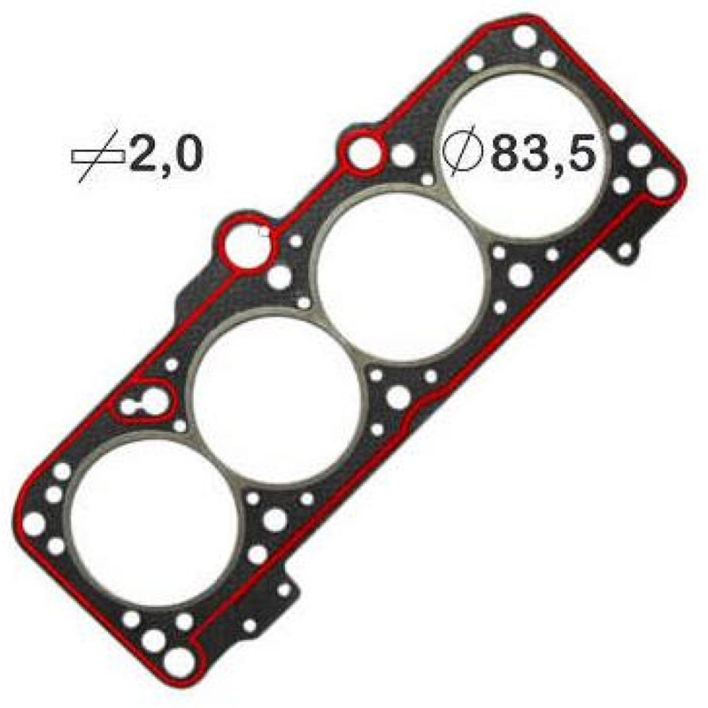 Junta do cabeçote Volkswagen Santana 1984 a 2006 BASTOS em Oferta na Shopee