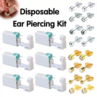 1PC Piercing De Orelha Descartável Com Parafuso Prisioneiro-Conjunto De Arma De Seguro-Pistola Indolor Acessórios De Mod em Oferta na Shopee