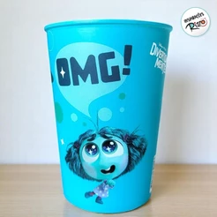 Copo Plástico Divertidamente 2 - Inveja Omg - 320ml - 1 unidade - Disney Original - Rizzo