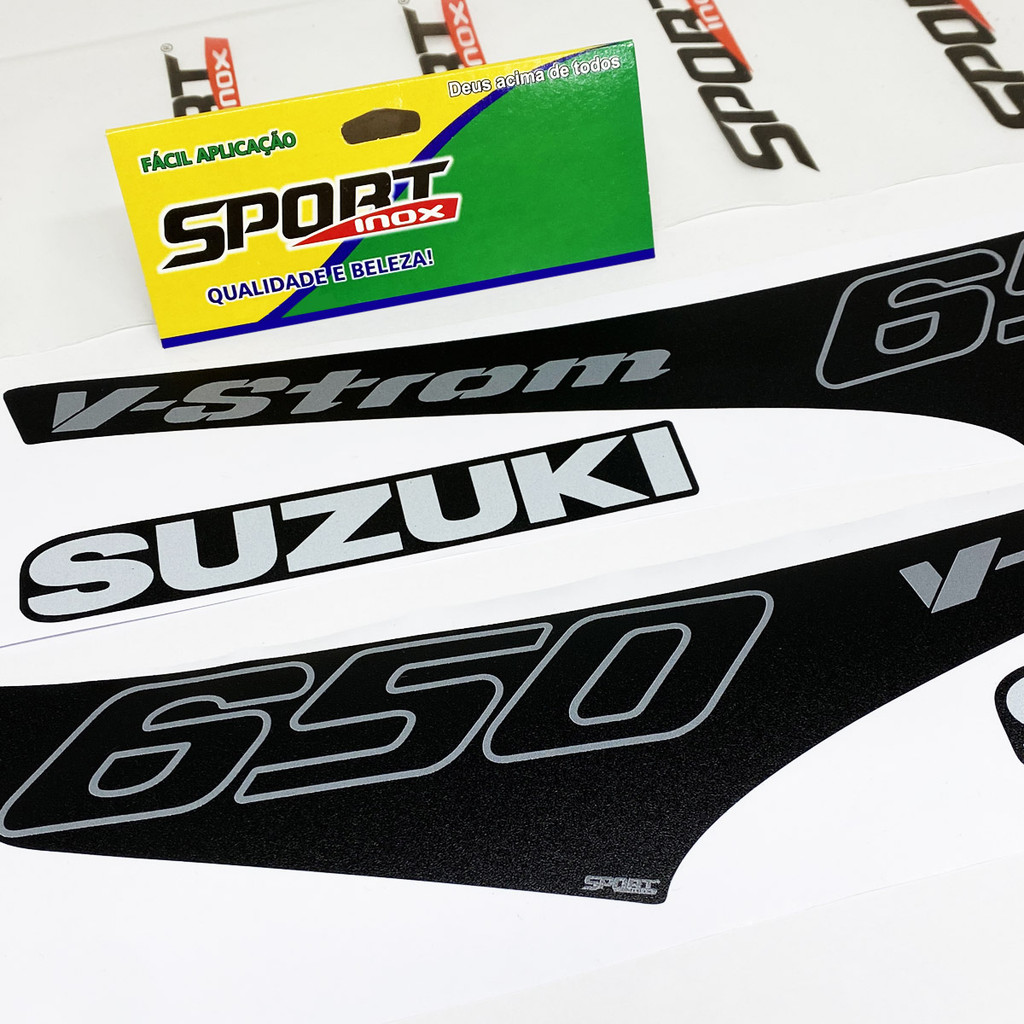 Detalhes do Kit Adesivos Moto Suzuki V-Strom Xt 650 2016 Faixa Lateral