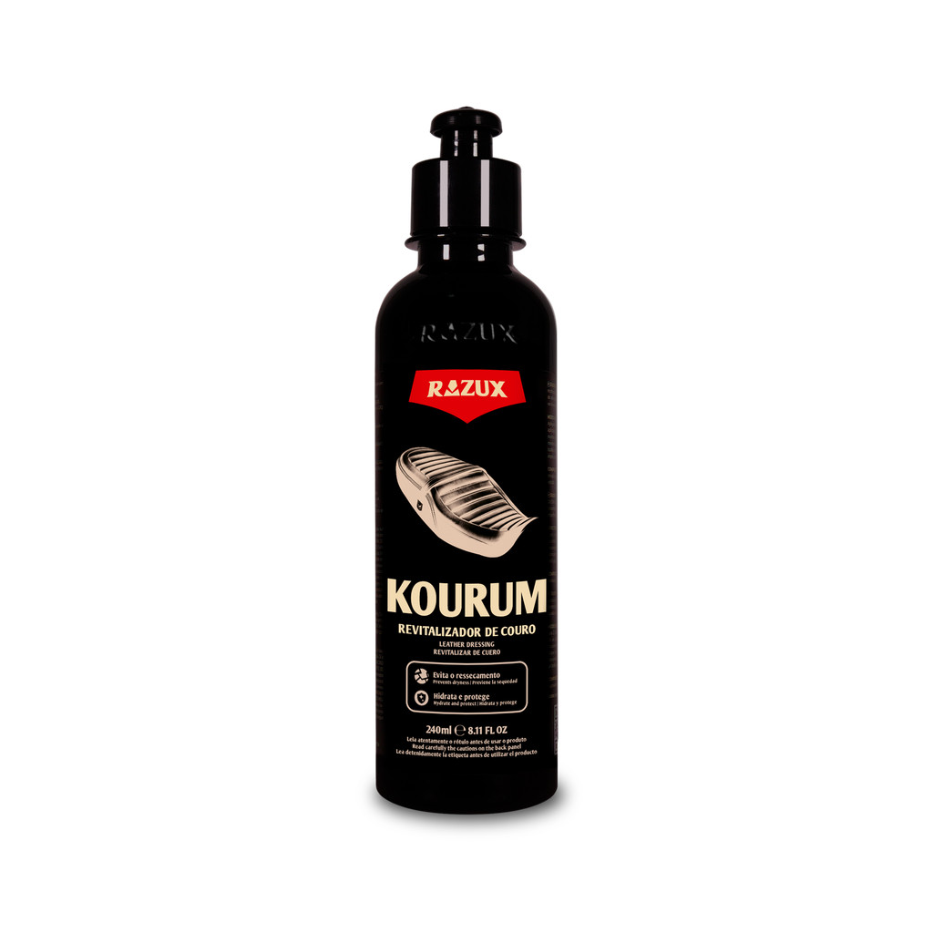 Kourum Hidratante De Couro Banco De Motocicleta Razux 240ml