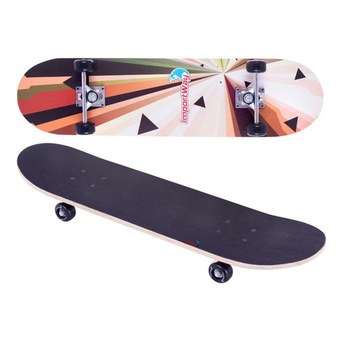Skate Infantil Com Shape De Madeira 80cm Esporte Radical