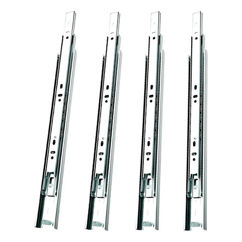 2 Pares Corrediça 30cm Corrediça Telescópica Trilho S-42 Para Gaveta