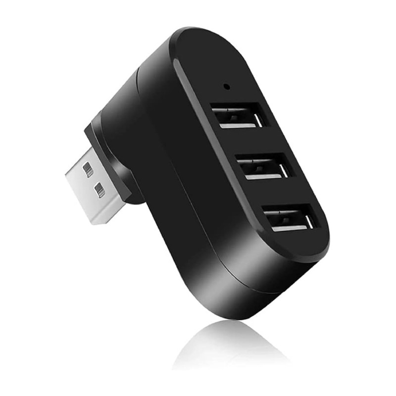 Hub Usb 3 Portas Pc Notebook Portátil Gira 180° Knup Hb-t82
