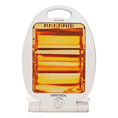 Aquecedor De Ambientes 800W Elétrico Residencial A Quartzo Ventisol Branco 127 Ou 220v - O...