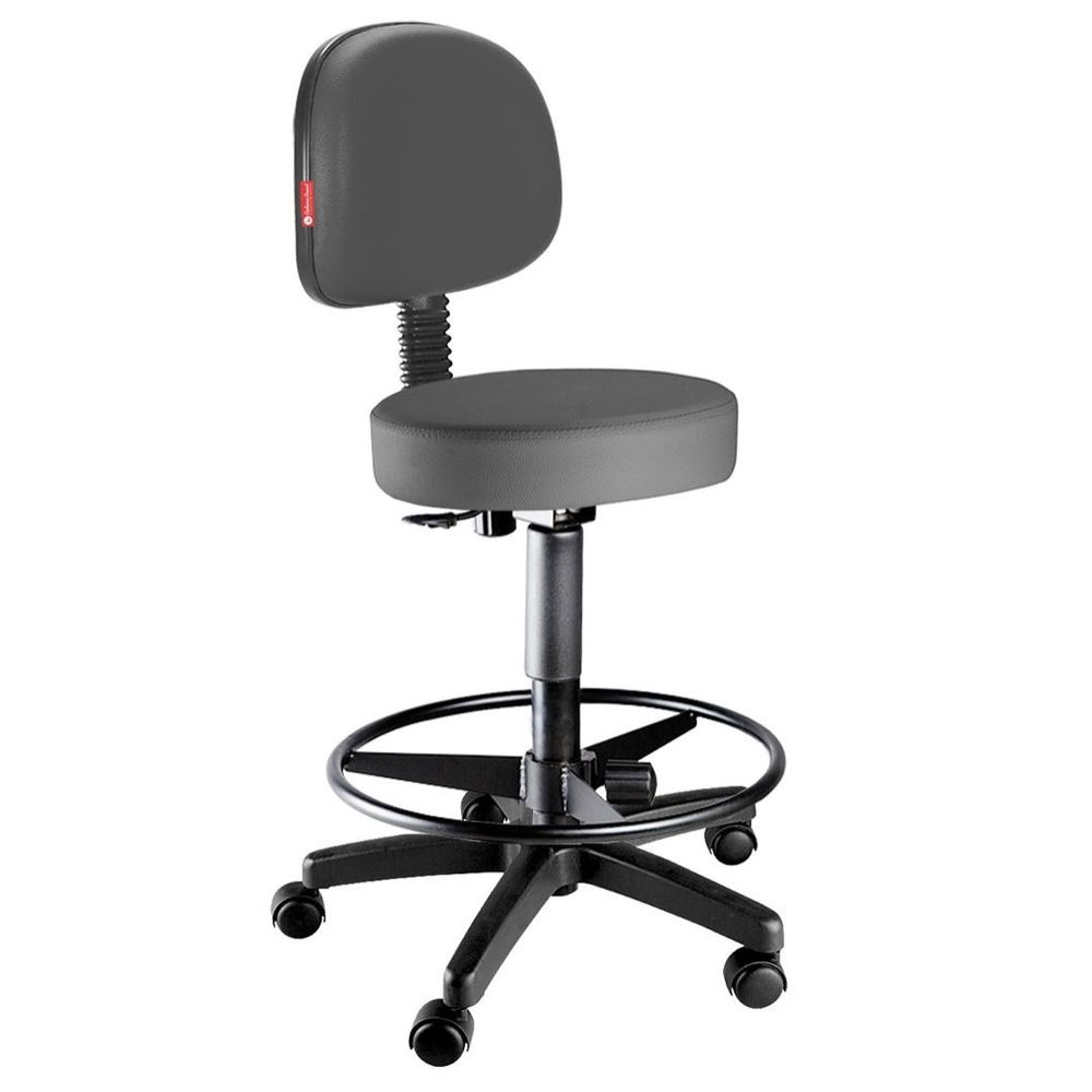 Cadeira Mocho Nice Alto - Giratório Estética Massagista e Tatuador, varias cores direto da Fábrica Comercial Renaflex em Oferta na Shopee