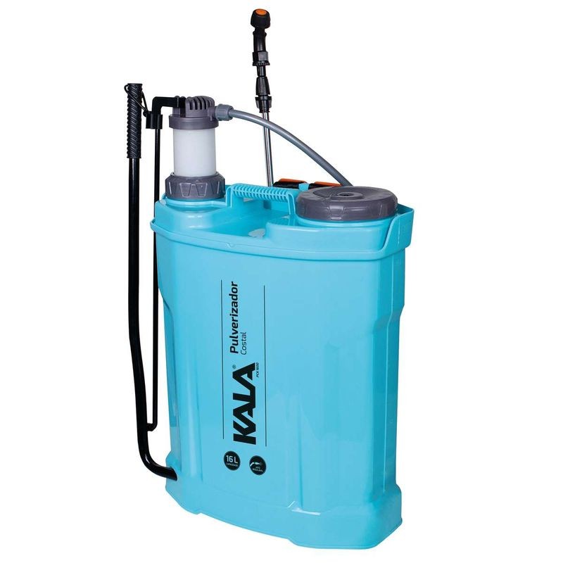 PULVERIZADOR MANUAL 16LITROS PLASTICO REFORÇADO KALA