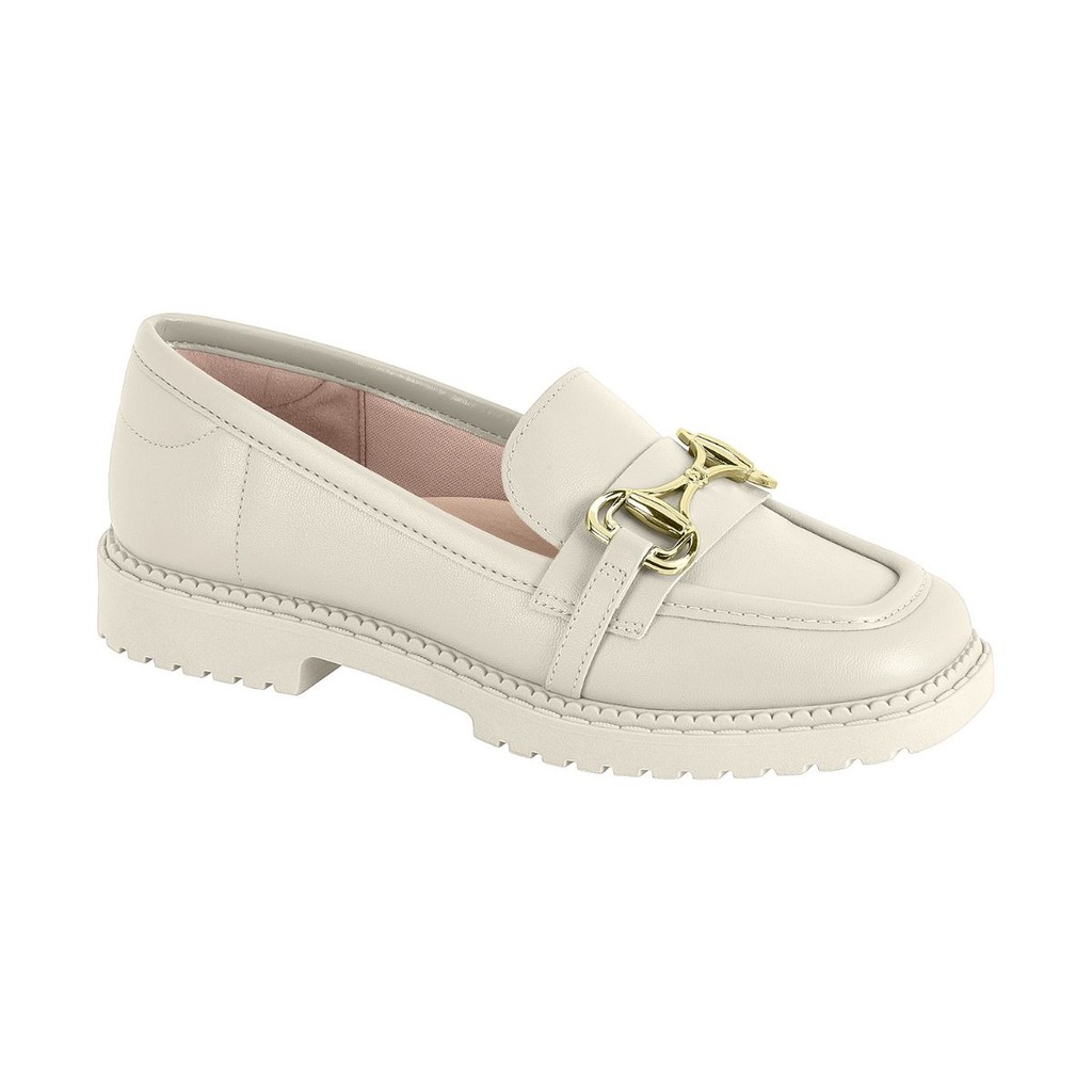 Sapato Mocassim Feminino Moleca Loafer Fivela Clássico