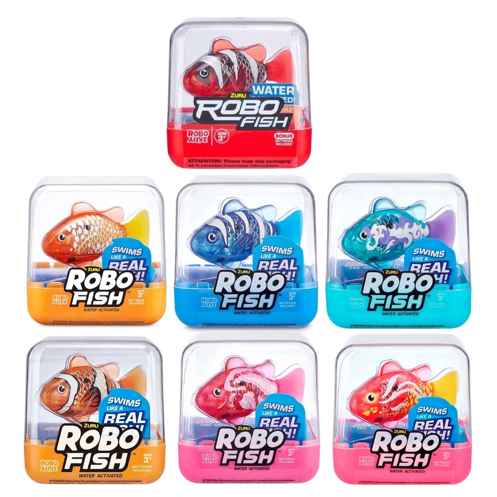 Brinquedo Peixe Robo Alive Zuru Robo Fish F0084-8 - Fun - Mom & Baby