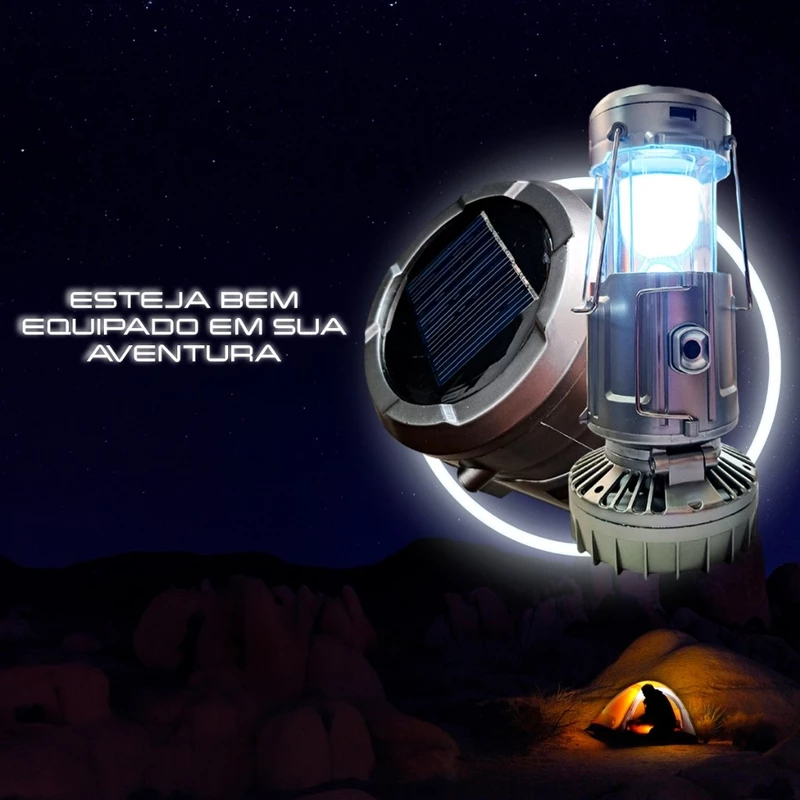 Lampião Lanterna LED 3 em 1 — foto 4
