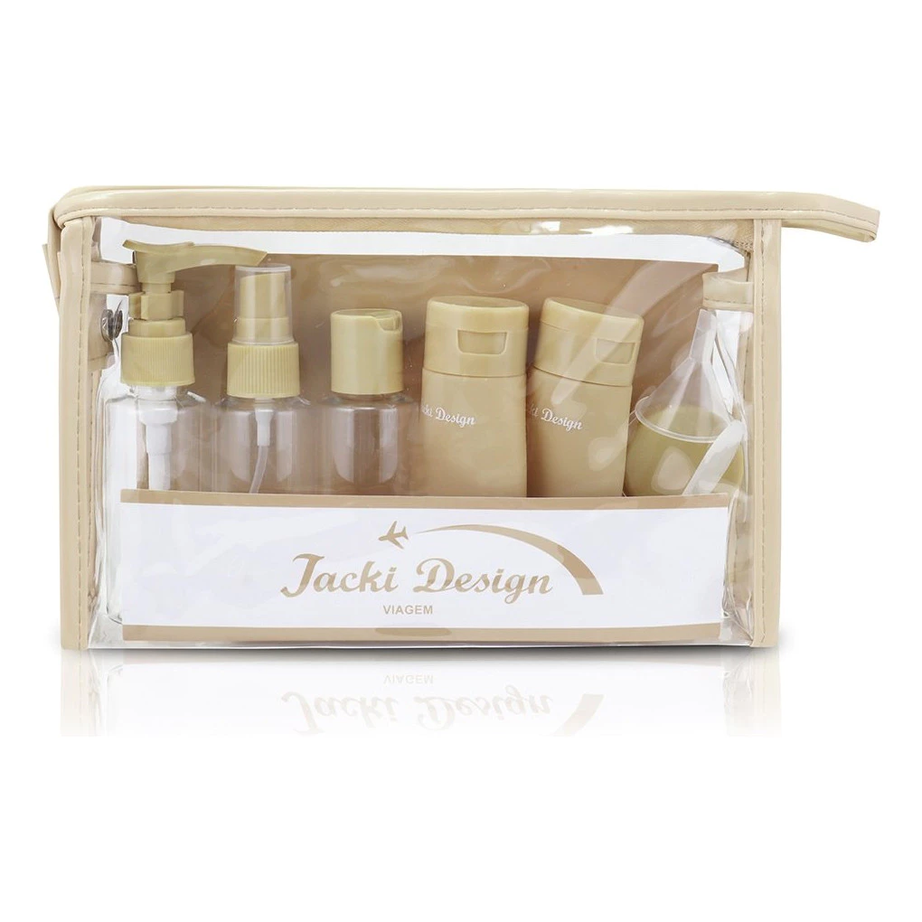 Kit De Frascos P/ Viagem De 10 Peças Jacki Design