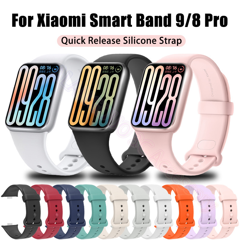 Pulseira De Silicone Para Xiaomi Mi Smart Band 9 8 Pro , Substituição Colorida , Esportiva Macia Redmi Watch 4 Smartwatc