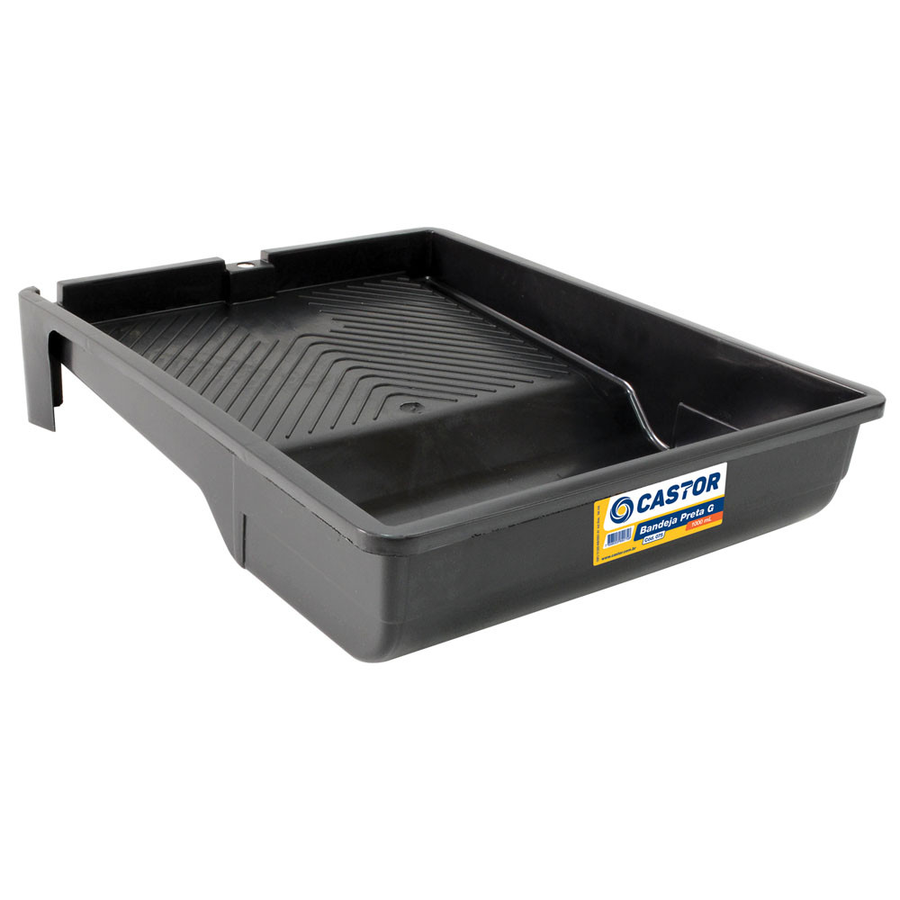 Bandeja para pintura 1000ml grande Preta - Castor - Home & Living