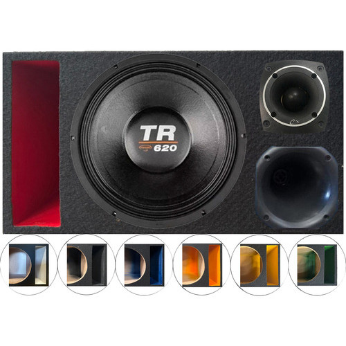 CAIXA TRIO DUTO RÉGUA COLORIDO ALTO FALANTE TRITON TR 620 TWEETER COMPET em Oferta na Shopee
