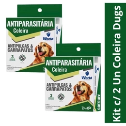 2 Coleiras Antipulgas e Carrapatos Dug’s - Ideal para Cachorros