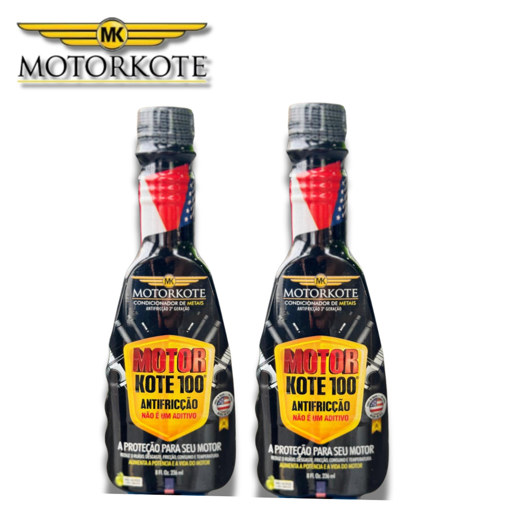 KIT 2 MOTORKOTE 100 CONDICIONADOR DE METAIS 200ml