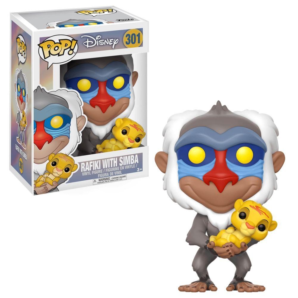 Boneco Funko Pop! Disney - O Rei Leão - Rafiki com Simba - Hobbies & Collections