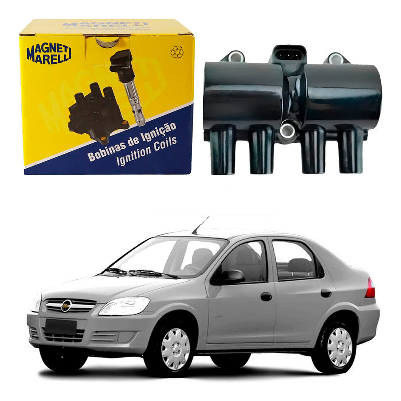 Bobina De Ignição Marelli Prisma 1.4 Econo Flex 2006 A 2012 - Spare Parts and Accessories for Vehicles
