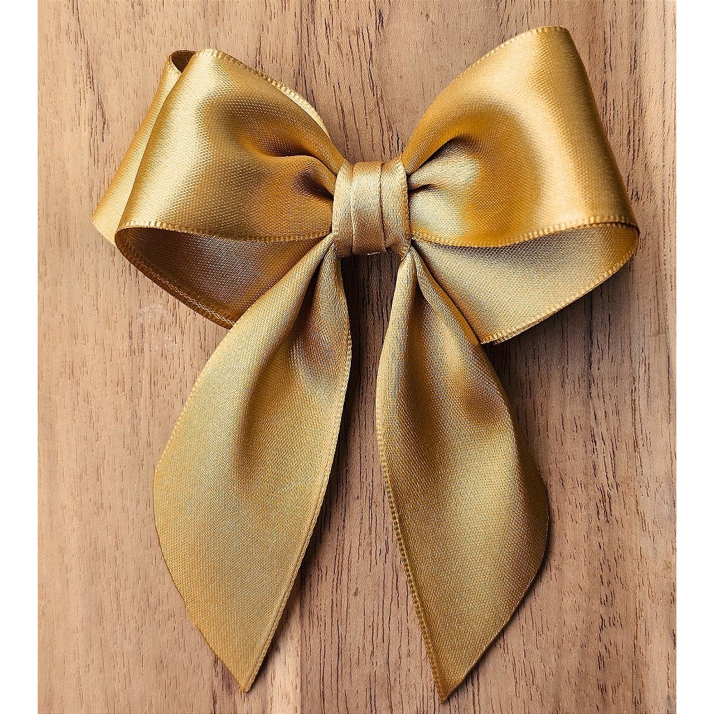 Laço de Cabelo Virginia Fofinho Dourado Bico de Pato em Oferta na Shopee