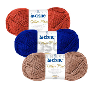 Fio Lã Cetim Plus Cisne 100g em Oferta na Shopee