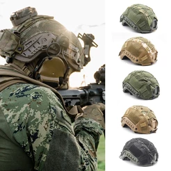 Conjunto De De Capacete Tático Para Marítimo , Bolsa De Bateria NVG , Malha Híbrida De Capacetes De Colisão E