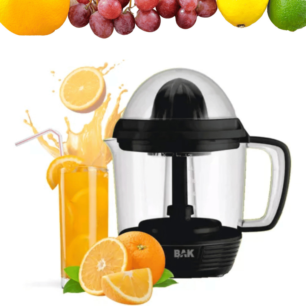 Espremedor De Frutas Laranja Limão Eletrico 2 Bicos Preto 1,2L  Durabilidade